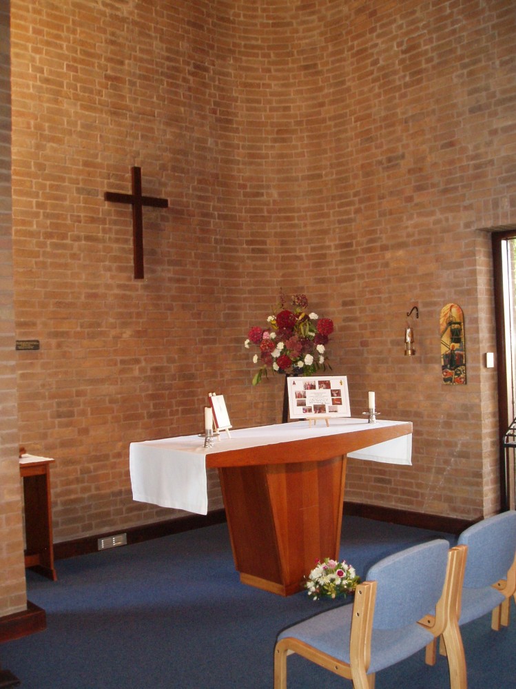 The Lady chapel, used for mid-week services
